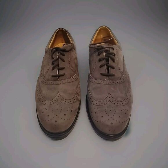 GH Bass Men\'s Leather Wingtip Oxford Dress Shoes Taupe Size 11.5M Style 6240 main image 4